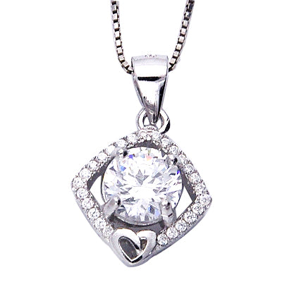 Sterling Silver Daniela Necklace - Sterling Candle