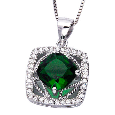 Sterling Silver Esmeralda Necklace - Sterling Candle
