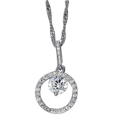 Sterling Silver Natasha Necklace - Sterling Candle