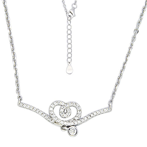 Sterling Silver Arya Necklace - Sterling Candle