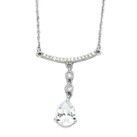 Sterling Silver Adriana Necklace - Sterling Candle