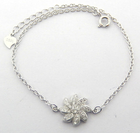 Sterling Silver Rosaleen Bracelet - Sterling Candle