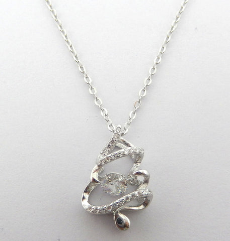 Sterling Silver Evette Necklace - Sterling Candle
