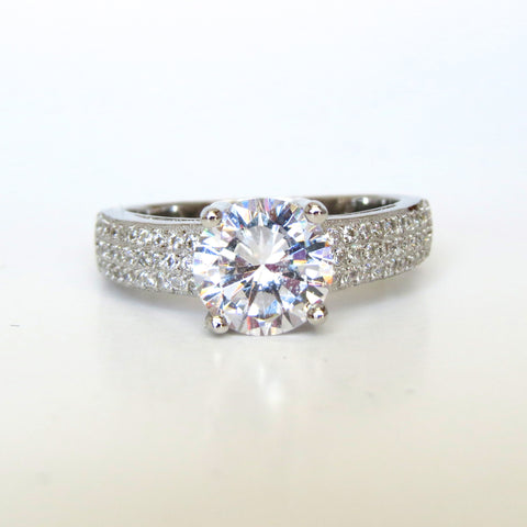 Sterling Silver Geneva Ring - Sterling Candle