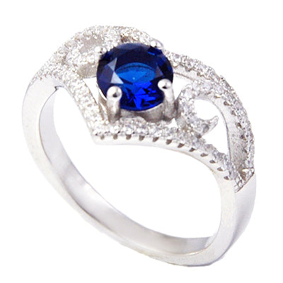 Sterling Silver Perelli Ring