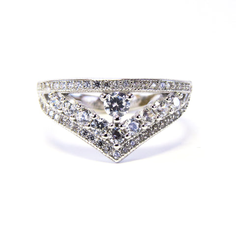 Sterling Silver Contessa Ring - Sterling Candle