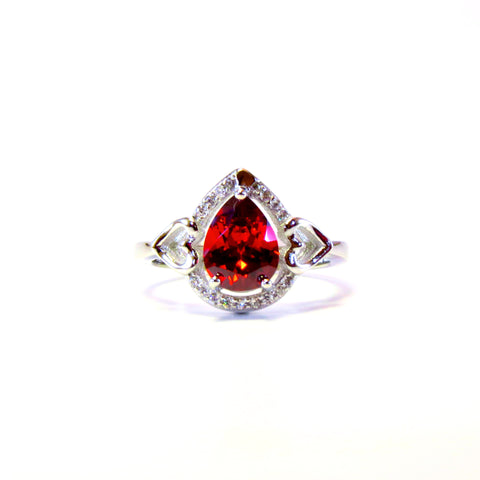 Sterling Silver Merlot Ring - Sterling Candle
