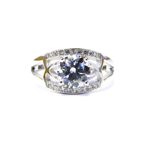 Sterling Silver Quintessa Ring - Sterling Candle