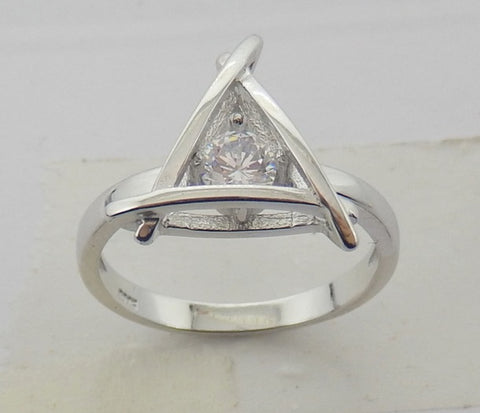 Sterling Silver Trios Ring - Sterling Candle