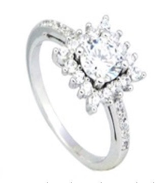 Sterling Silver Ryzanne Ring - Sterling Candle