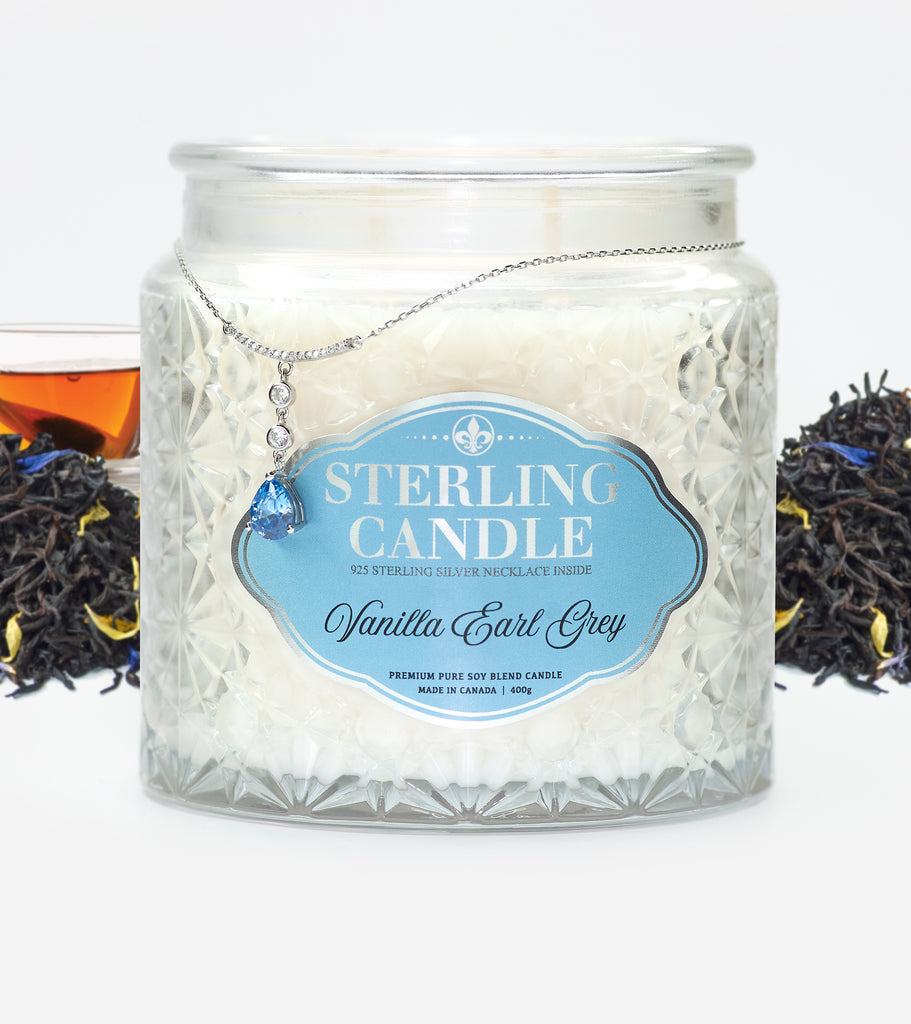 Vanilla Earl Grey Necklace Candle