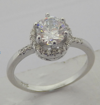 Sterling Silver Luna Ring - Sterling Candle